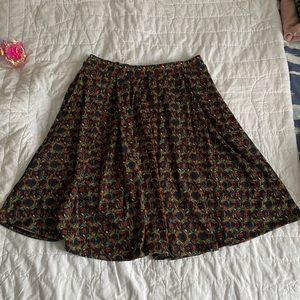 Lularoe fall floral circle skirt